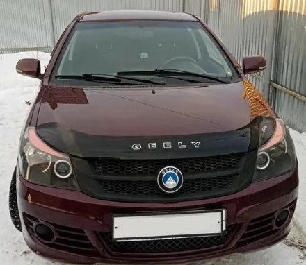 Дефлектор капота (мухобойка) Geely GC6 с 2014 г.в. (Джили ДжиСи6) Вип Тюнинг